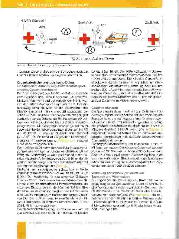 Vorschauseite 5: Sieben Jahre bodengebundener Intensivtransport an einem Klinikum der Maximalversorgung