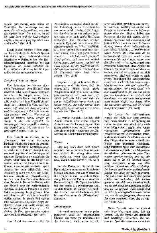 Vorschauseite 3: Man hätt sichs, glaub ich, gewünscht, daß er bis zum Schluß dabei gewesen wär. ..