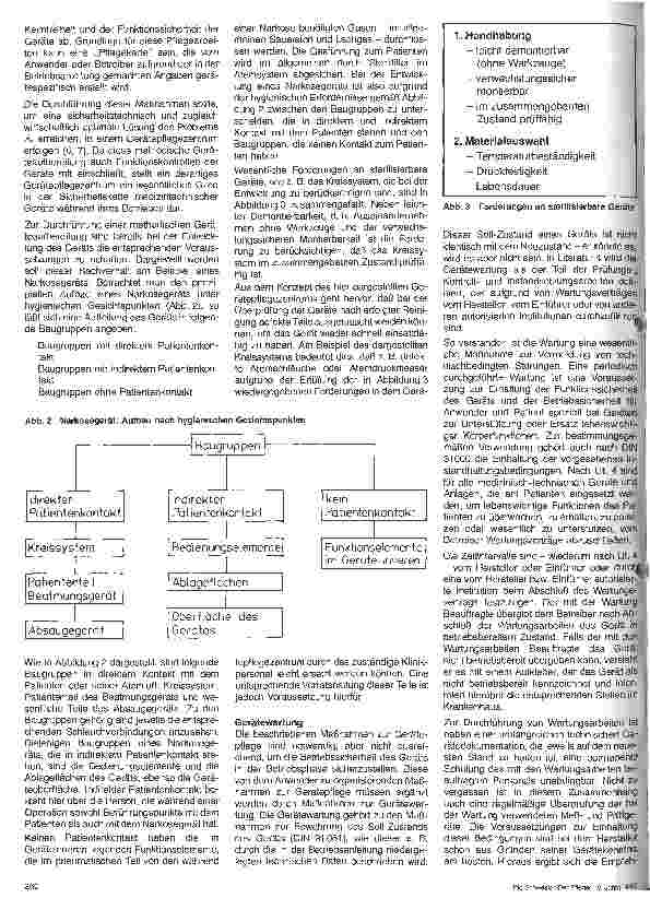 Vorschauseite 3: Die Sicherheit unter spezieller Berücksichtigung von Gerätepflege und Wartung