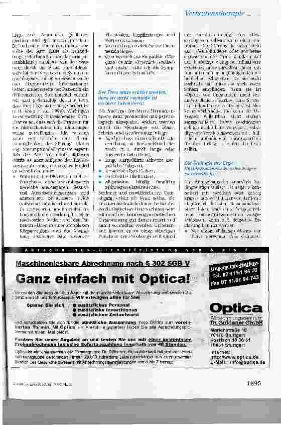 Vorschauseite 3: Verhaltenstherapeutische Techniken in der Therapie von Miktionsstörungen der Frau