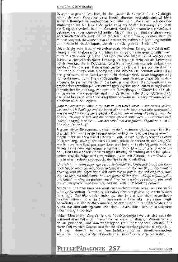 Vorschauseite 4: Krankheitserleben Teil 1