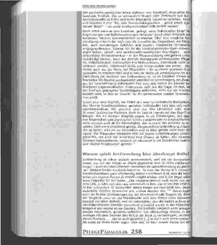 Vorschauseite 5: Krankheitserleben Teil 1