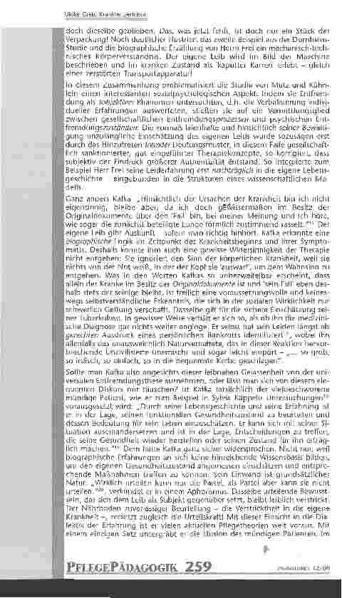 Vorschauseite 6: Krankheitserleben Teil 1