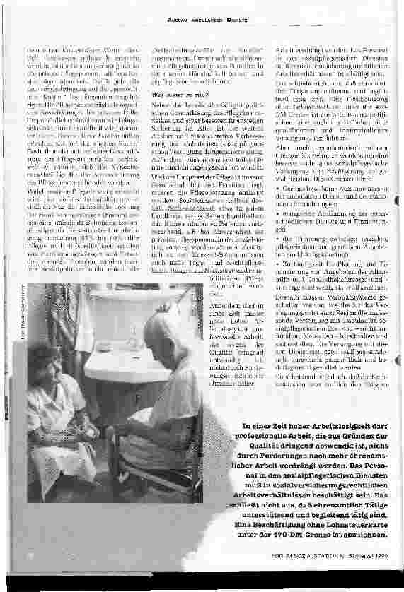 Vorschauseite 4: Pflegebedürftigkeit auch weiterhin Privatsache