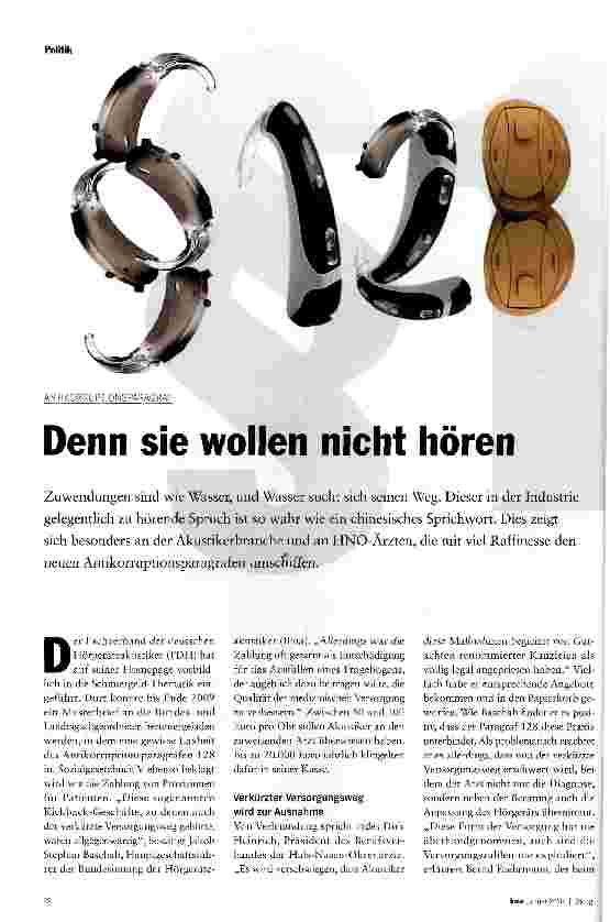 Vorschauseite 1: Denn sie wollen nicht hören
