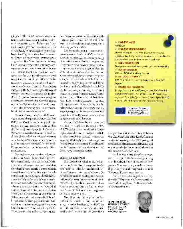 Vorschauseite 2: MODERNES ZUWEISERPORTAL
