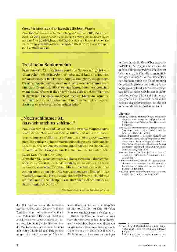 Vorschauseite 3: Am meisten weh tut mir die Einsamkeit