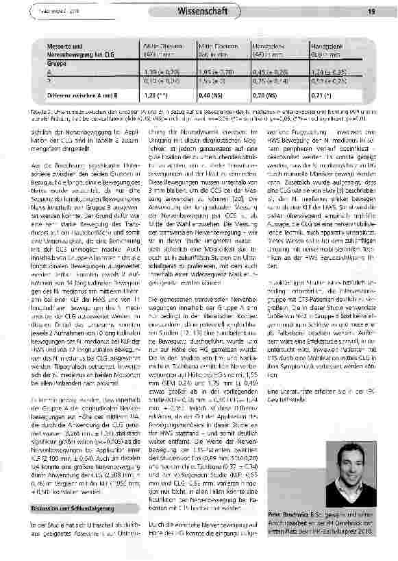 Vorschauseite 5: Bewegungsverhalten des N. medianus bei zervikalen Bewegungsmanövern
