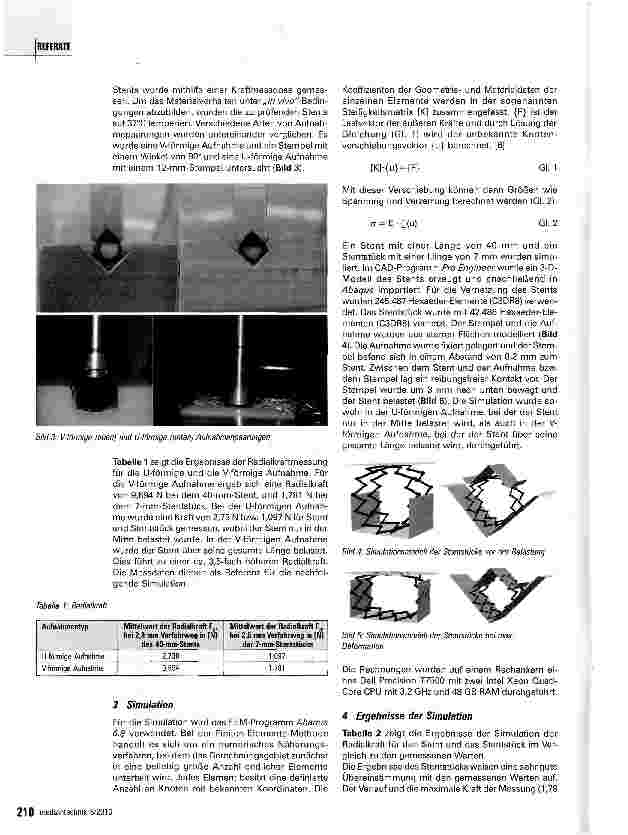 Vorschauseite 2: Simulation der Radialkraftmessung von Nitinol-Stents