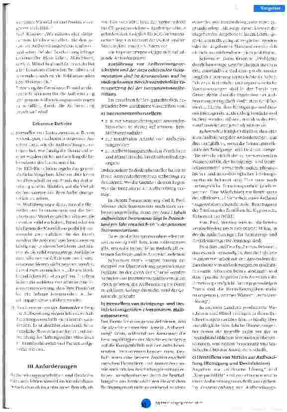 Vorschauseite 3: Qualitätssicherung bei der Instrumentenaufbereitung Eine Herausforderung für Wissenschaft und Praxis