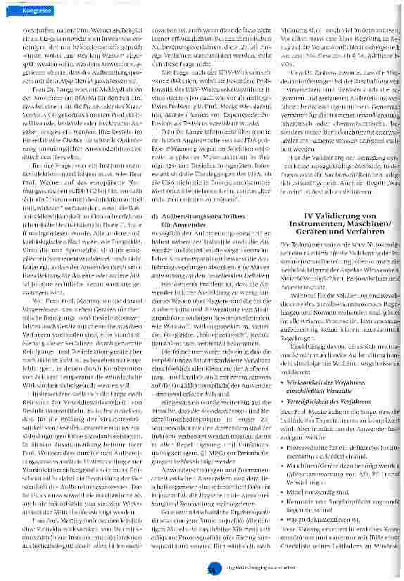 Vorschauseite 4: Qualitätssicherung bei der Instrumentenaufbereitung Eine Herausforderung für Wissenschaft und Praxis