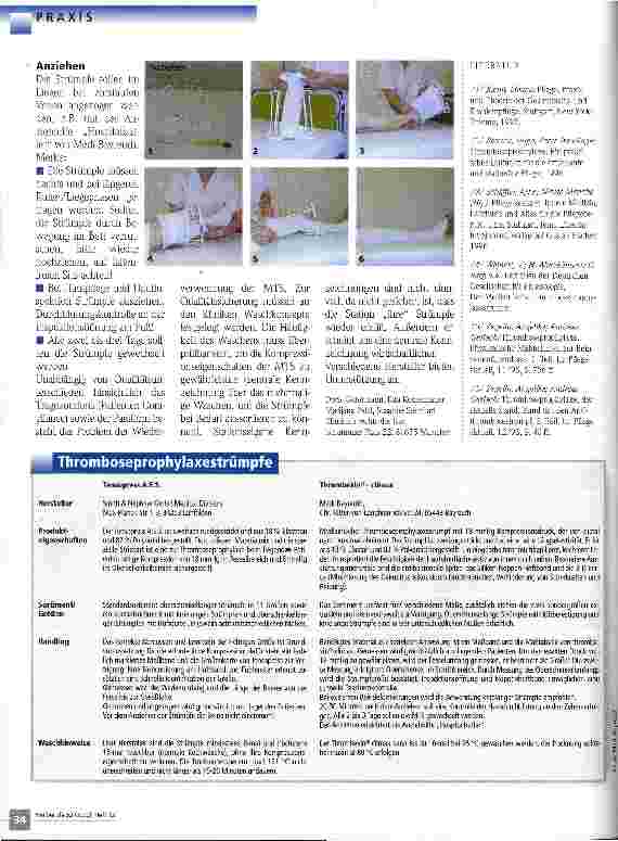 Vorschauseite 2: Der Medizinische Thromboseprophylaxestrumpf in der Anwendung