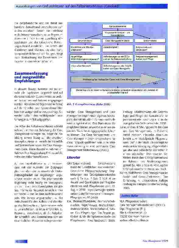 Vorschauseite 4: Auswirkungen von Einflussfaktoren auf den Fallzahlenschlüssel (Caseload)1 im Case und Care Management im Gesundheitswesen