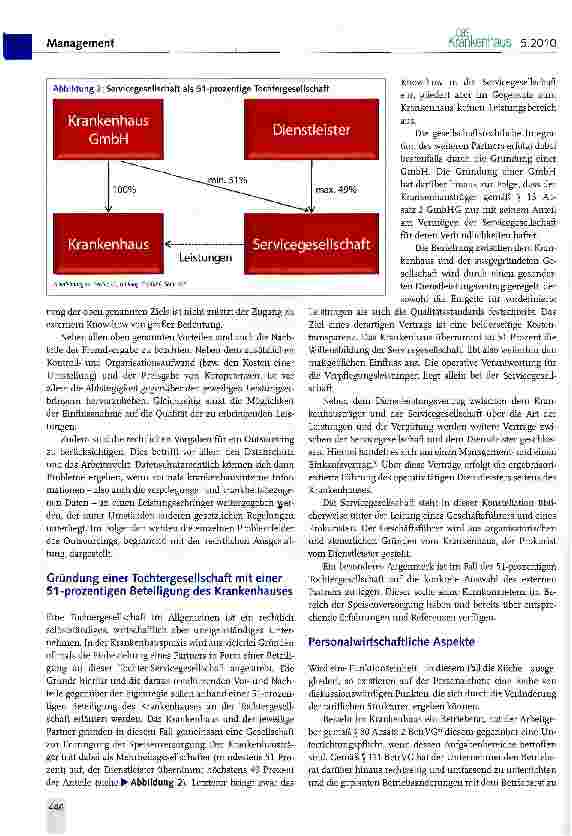 Vorschauseite 2: Outsourcing im Speisenmanagement