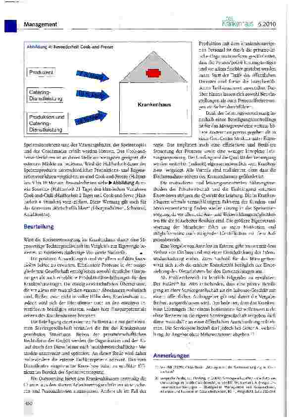 Vorschauseite 5: Outsourcing im Speisenmanagement