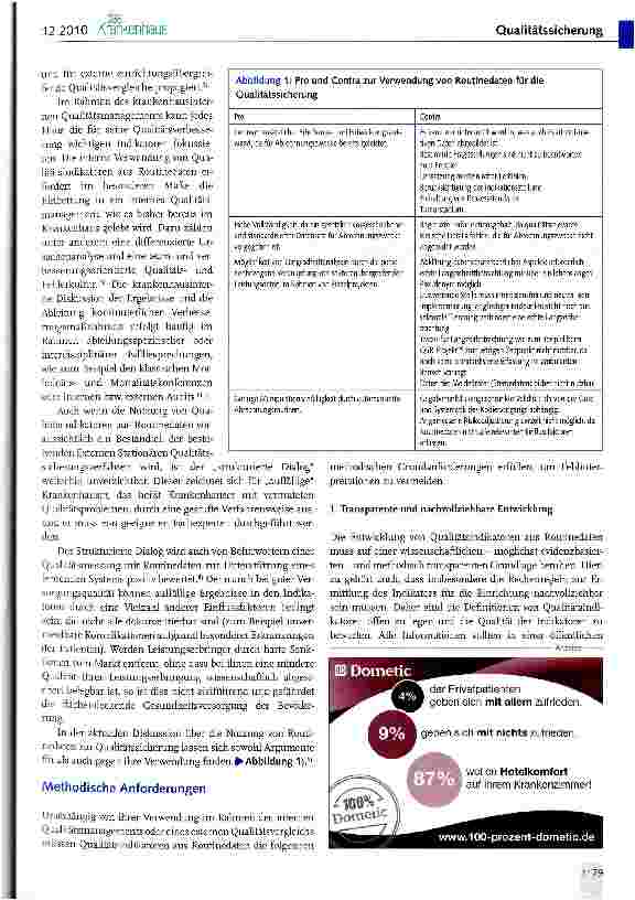 Vorschauseite 3: Qualitätssicherung mit Routinedaten aus Sicht der Deutschen Krankenhausgesellschaft