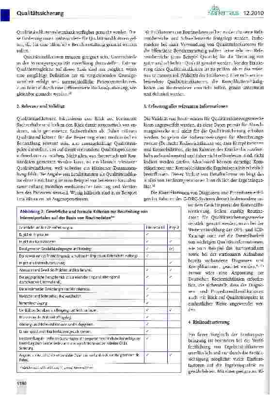Vorschauseite 4: Qualitätssicherung mit Routinedaten aus Sicht der Deutschen Krankenhausgesellschaft