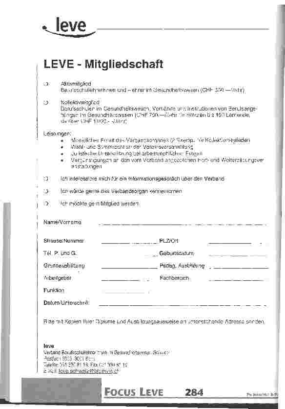 Vorschauseite 5: Anerkennung der BerufsschullehrerInnen im Gesundheitswesen (Zertifizierung) Ein brisantes Thema!