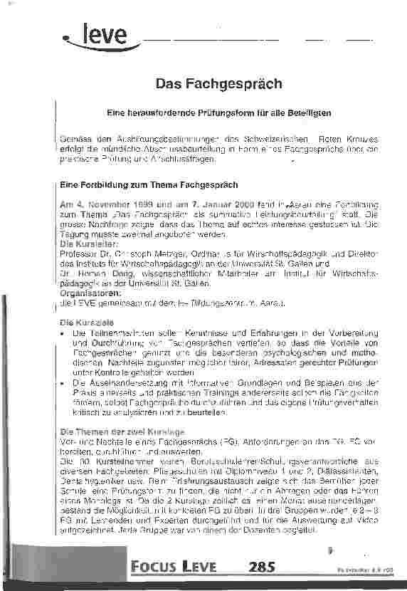 Vorschauseite 6: Anerkennung der BerufsschullehrerInnen im Gesundheitswesen (Zertifizierung) Ein brisantes Thema!