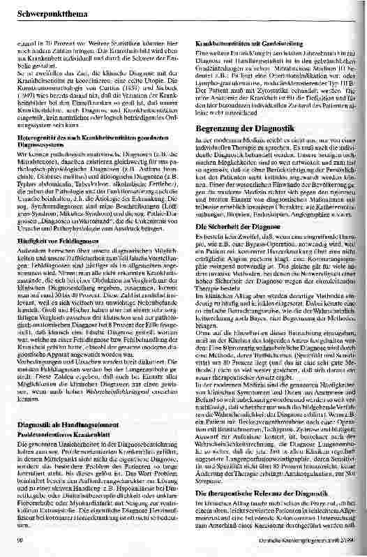 Vorschauseite 3: Von der Erkennung internistischer Krankheitsbilder zur individuellen Therapie