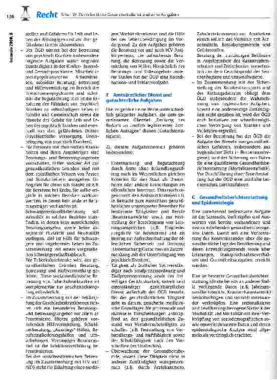 Vorschauseite 4: Der öffentliche Gesundheitsdienst und seine Aufgaben