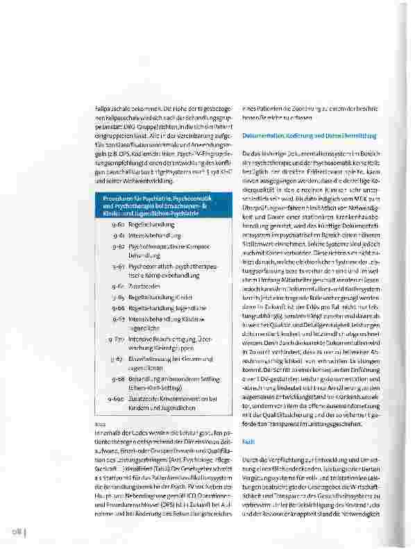 Vorschauseite 3: Paradigmenwechsel in der Psychiatriefinanzierung