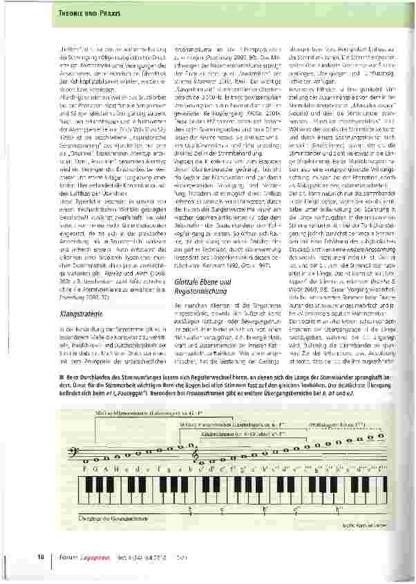 Vorschauseite 3: Dysodie - Die Singstimme in der Stimmtherapie