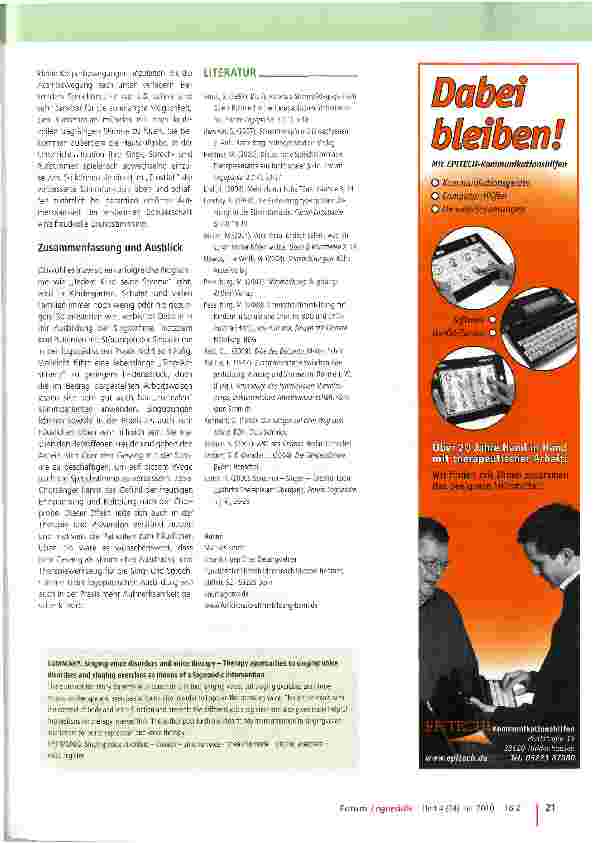 Vorschauseite 6: Dysodie - Die Singstimme in der Stimmtherapie