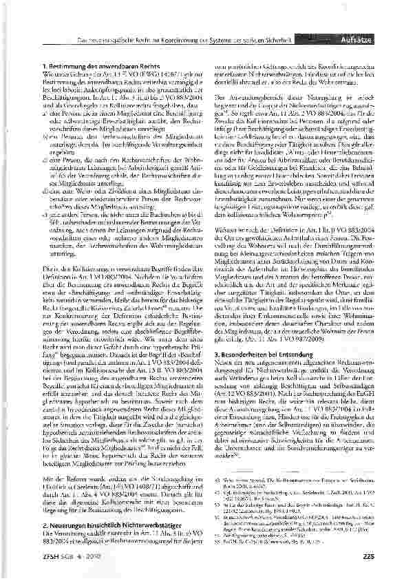 Vorschauseite 6: Das neue europäische Recht zur Koordinierung der Systeme der sozialen Sicherheit