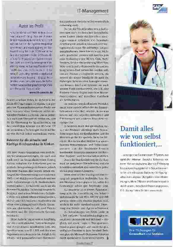Vorschauseite 2: Technologiestandards unterhalb von HL7, DICOM und IHE für zentrale Kommunikationsserverund Integrationsplattformen