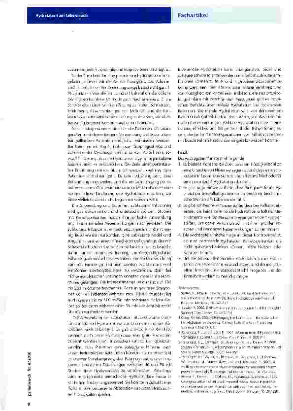 Vorschauseite 4: Hydratation am Lebensende