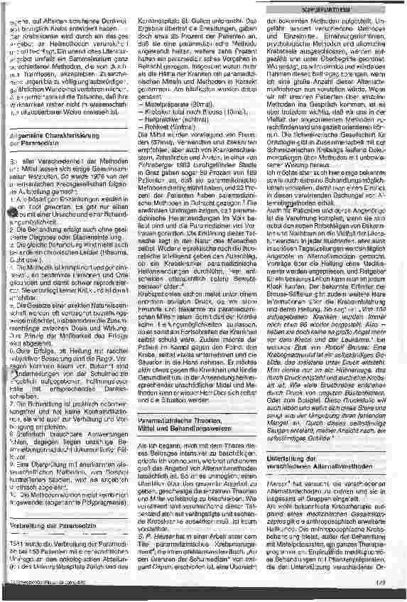 Vorschauseite 2: Krebs und Alternativmedizin Alltägliche Alternativmaßnahmen im Kampf gegen Krebs