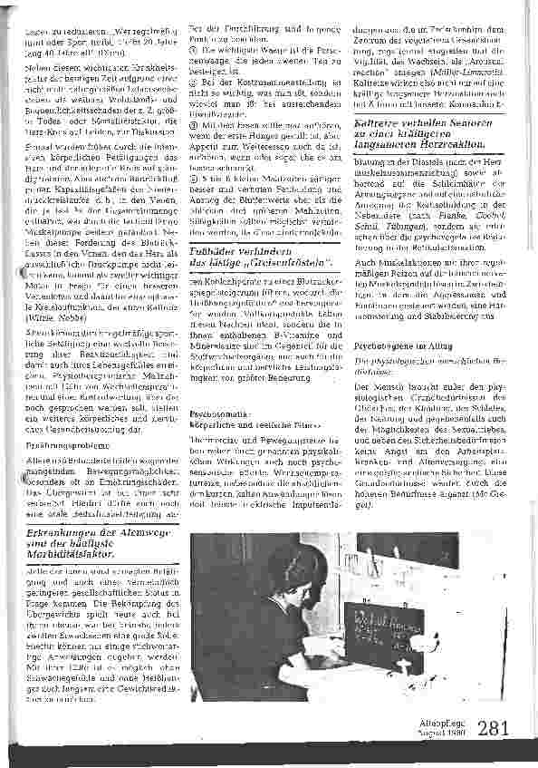 Vorschauseite 2: Gesundheit und Psychohygiene im Alter