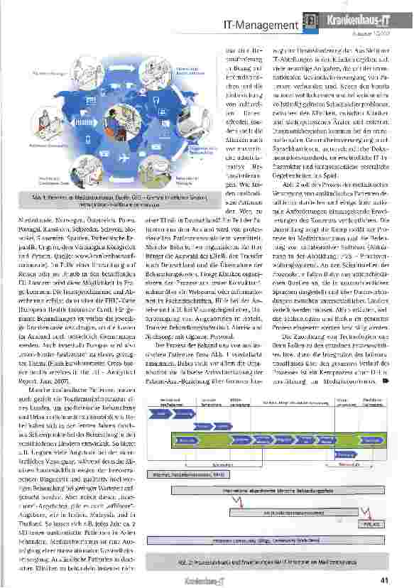 Vorschauseite 2: Medizintourismus als Chance - sind unsere deutschen KIS fit für den internationalen Austausch?