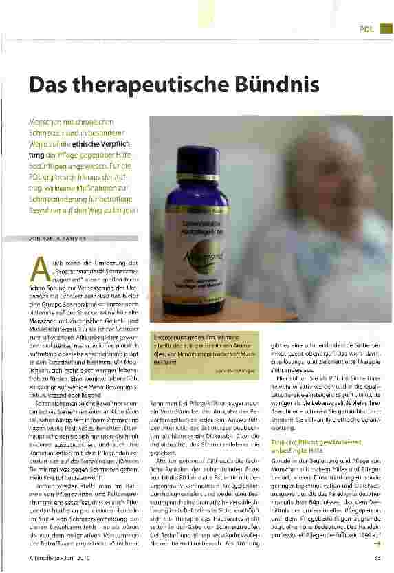 Vorschauseite 1: Das therapeutische Bündnis