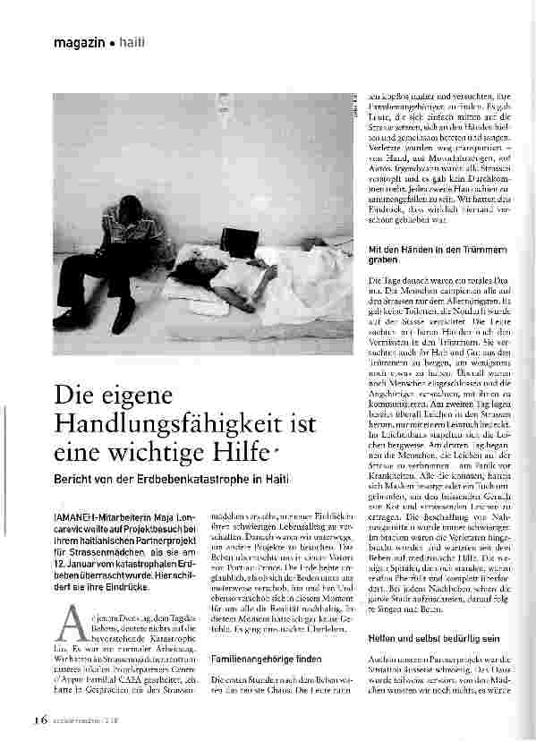 Vorschauseite 1: Die eigene Handlungsfähigkeit ist eine wichtige Hilfe