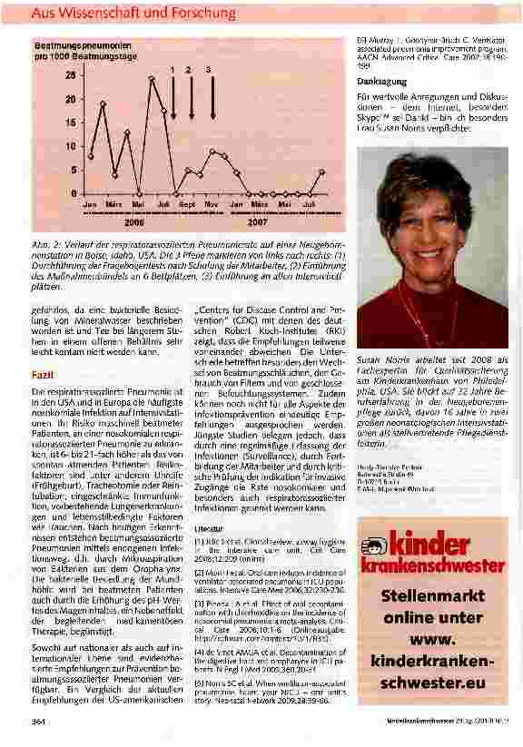 Vorschauseite 6: Präventive Maßnahmen gegen die Respiratorpneumonie