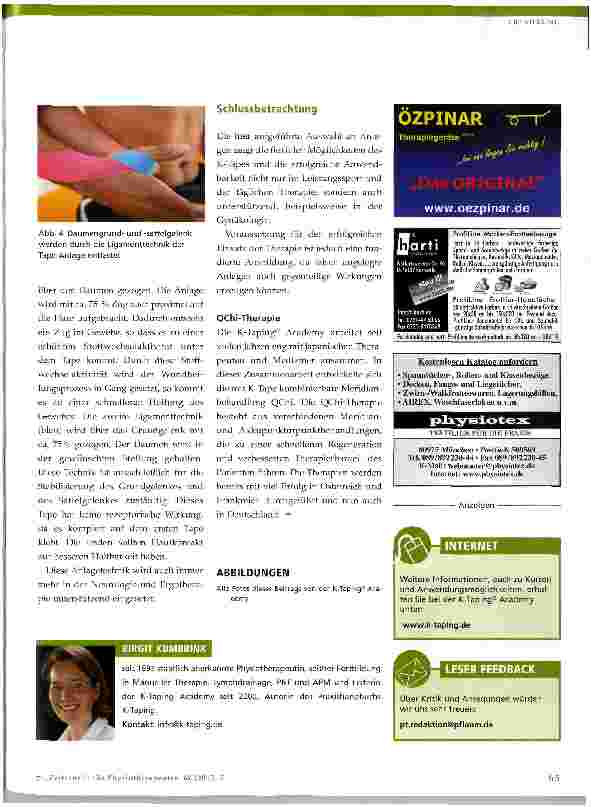 Vorschauseite 3: K-Taping® in der Therapie