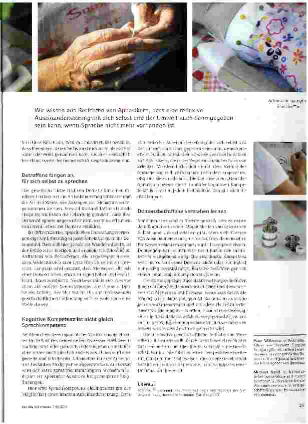 Vorschauseite 2: Artikulation ist Teilhabe