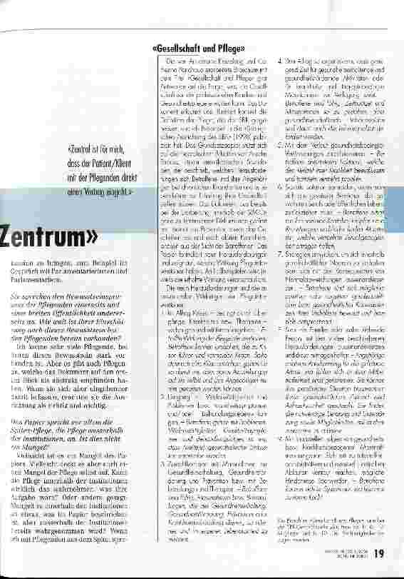 Vorschauseite 2: Die menschliche Dimension steht im Zentrum