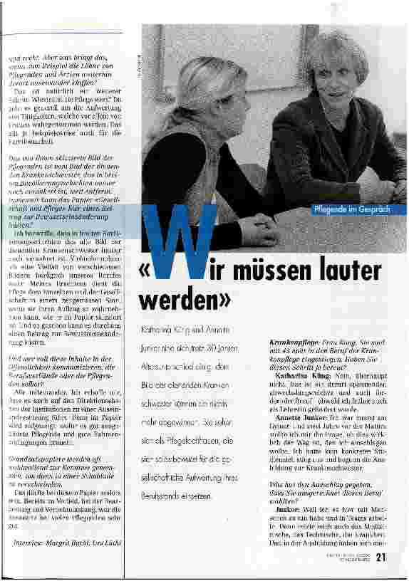 Vorschauseite 4: Die menschliche Dimension steht im Zentrum