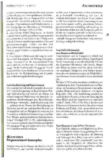 Vorschauseite 2: Empowerment - Stärken entdecken Ein Konzept für die Ausbildung in der Pflege