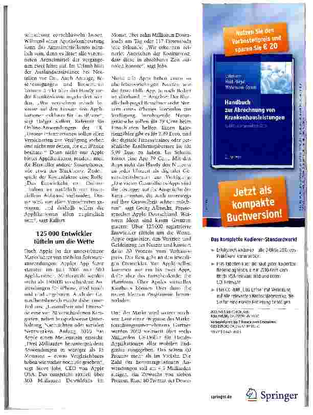 Vorschauseite 2: Mobile Gesundheitsdienste erobern den Markt