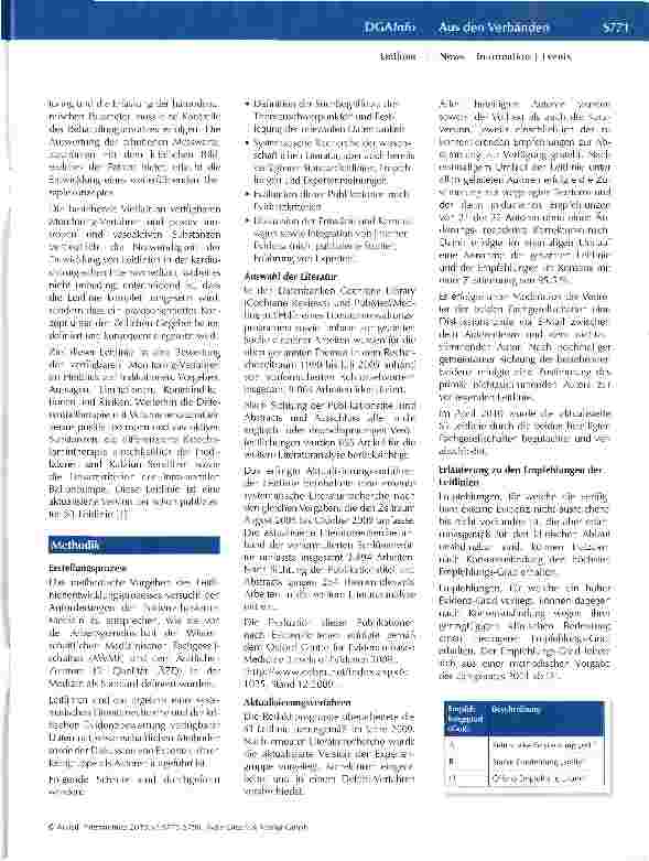 Vorschauseite 2: S3-Leitlinie zur intensivmedizinischen Versorgung herzchirurgischer Patienten
