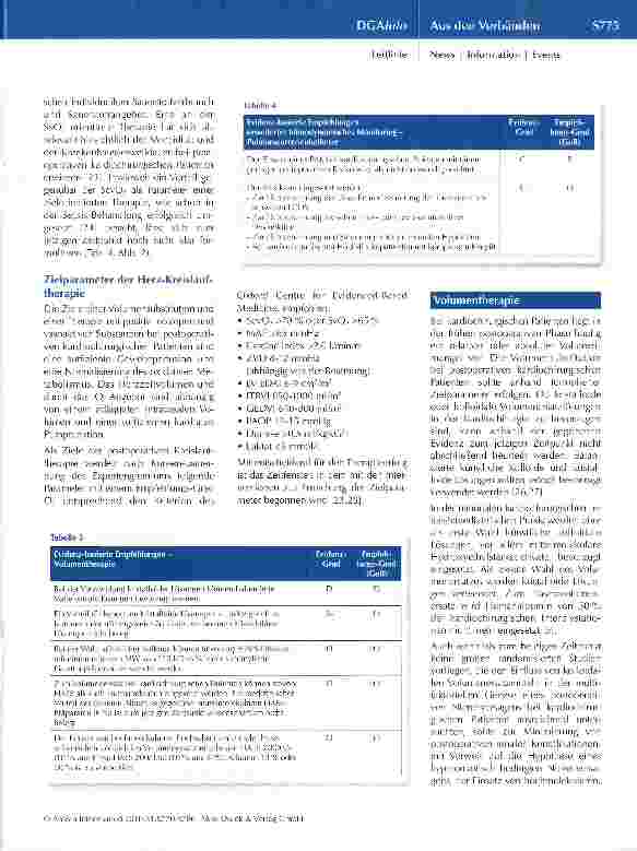 Vorschauseite 6: S3-Leitlinie zur intensivmedizinischen Versorgung herzchirurgischer Patienten