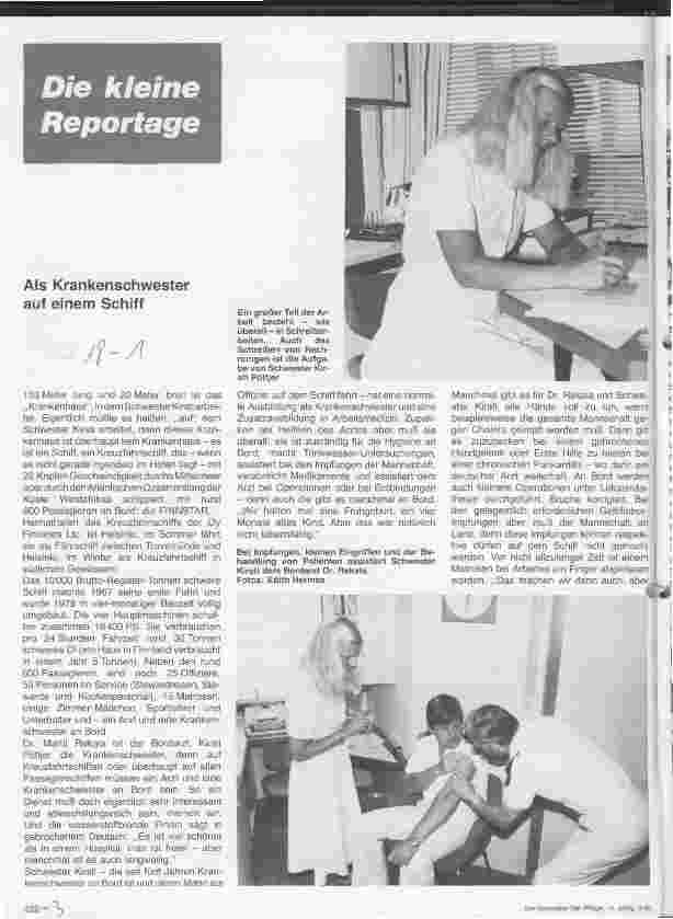 Vorschauseite 1: Als Krankenschwester auf einem Schiff