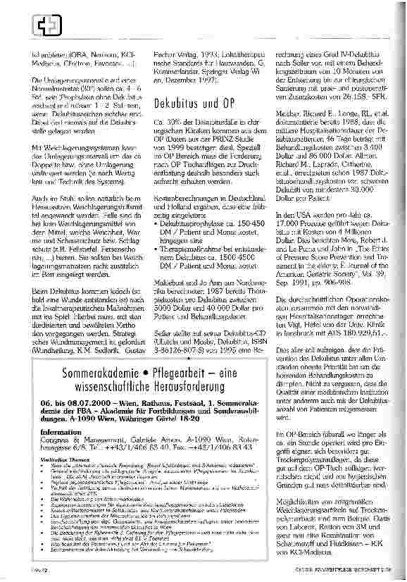 Vorschauseite 5: Lokaltherapeutische Standards für Hautwunden