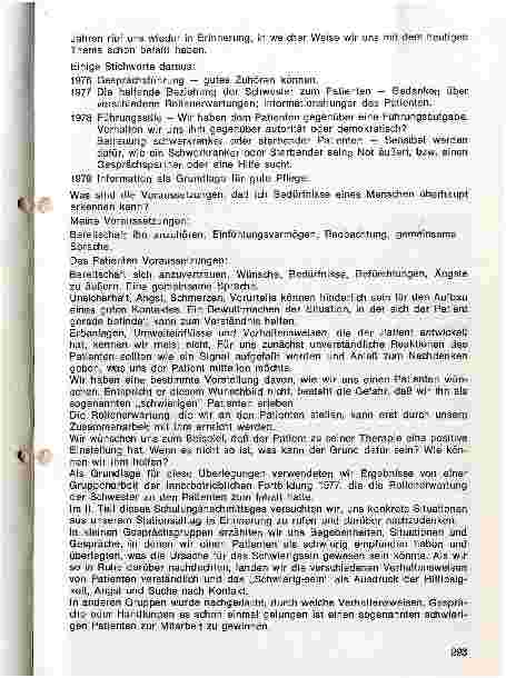 Vorschauseite 2: Innerbetriebliche Fortbildung für diplomiertes Pflegepersonal und Sanitätshilfsdienste im LKH. Feldbach 1980