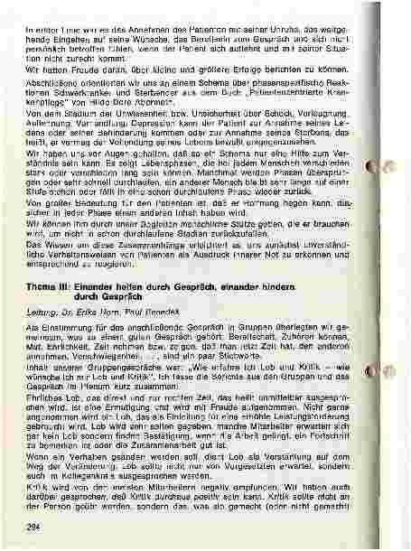 Vorschauseite 3: Innerbetriebliche Fortbildung für diplomiertes Pflegepersonal und Sanitätshilfsdienste im LKH. Feldbach 1980