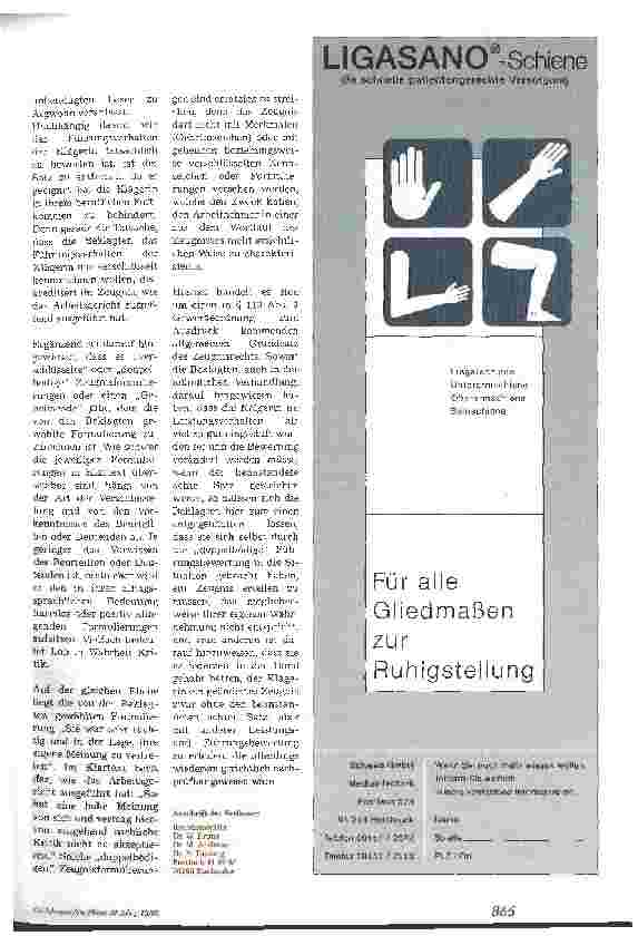 Vorschauseite 4: Dichtung und Wahrheit im Arbeitszeugnis 2. Teil des Urteils d LAG Hamm vom 17. Dez. 1998